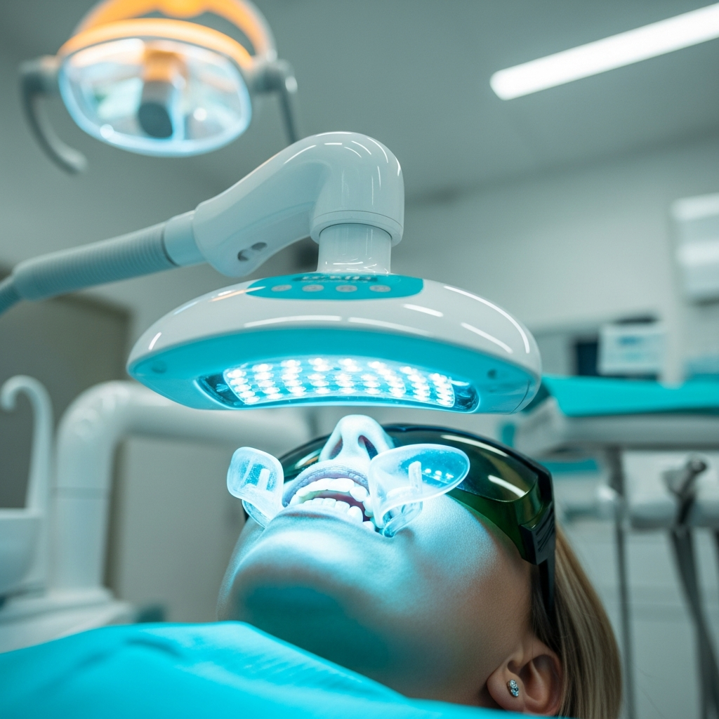 Professional teeth whitening